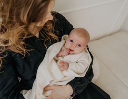 Merino wool baby blanket