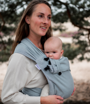 Carrier Wrap &amp; Go Baby - Sea Blue