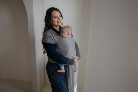 rekbare draagdoek grijs