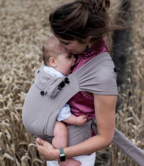 Carrier Wrap &amp; Go + Baby - Brown