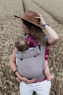 Carrier Wrap &amp; Go + Baby - Brown
