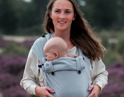 Carrier Wrap &amp; Go + Baby - Sea Blue