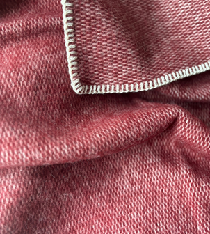 Baby blanket Wool - Bordeaux