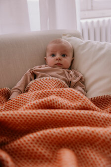 Toddler blanket Wool - Orange