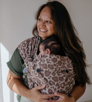Carrier Wrap &amp; Go + Baby - Panther brown