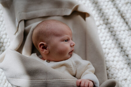 Baby blanket Cotton - Cream - 80x100 cm