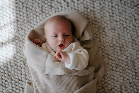 Baby blanket Cotton - Cream - 80x100 cm