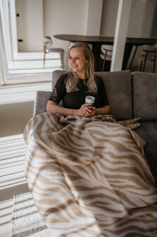 Woolen blanket XXL - Zebra