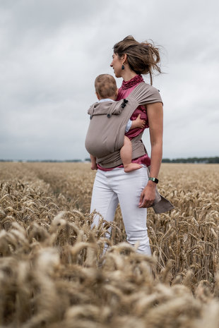 Carrier Wrap & Go Baby - Brown