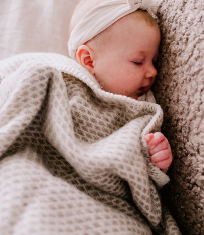 Baby blanket Wool - Taupe