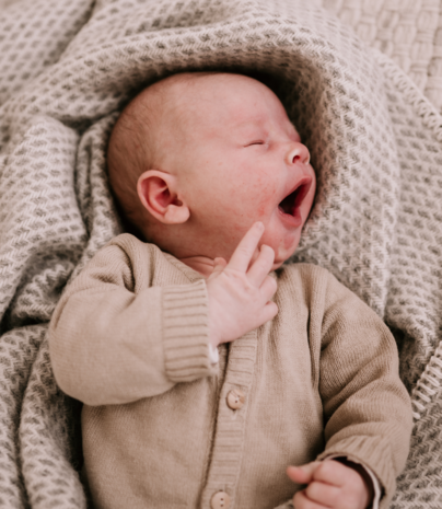 Toddler blanket Wool - grey