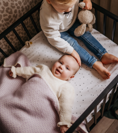 Toddler blanket Wool - lilac