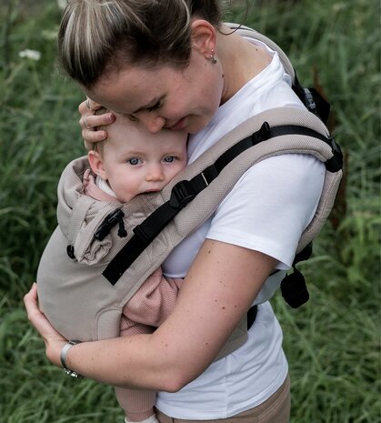 Draagzak baby beige