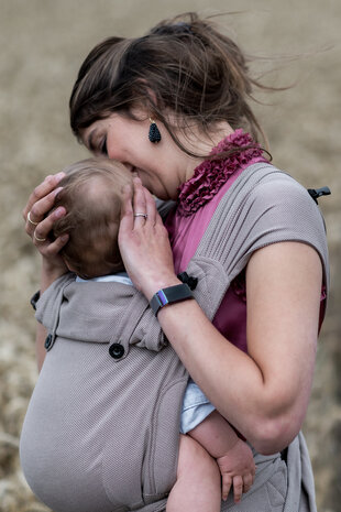 Carrier Wrap & Go + Baby - Brown