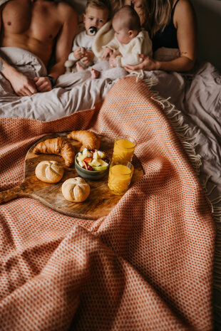 Woolen blanket XXL - Terracotta