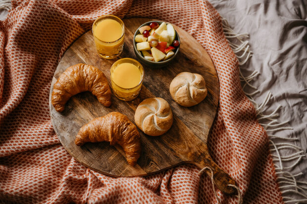 Woolen blanket XXL - Terracotta