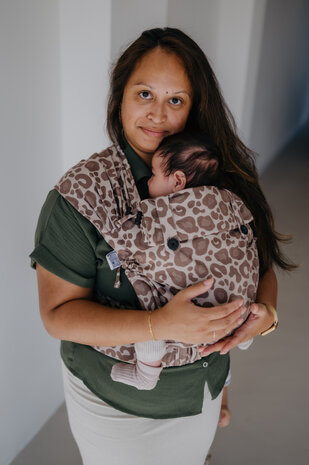 Carrier Wrap & Go + Baby - Panther brown