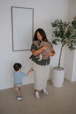 Carrier Wrap & Go + Baby - Panther brown