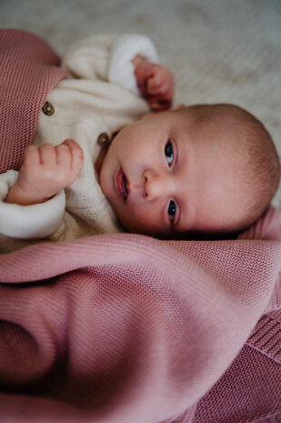 Baby blanket Cotton - Pink - 80x100 cm