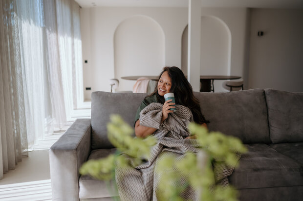 Woolen blanket XXL - Brown