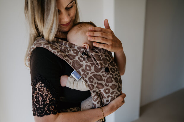 Baby carrier Panther Brown - Click & Go + - size 50 t/m 86
