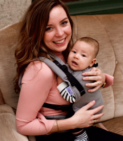 LAST ITEMS! Dark Grey - Carrier Cross & Go Baby