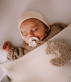 Toddler blanket Wool - natural white