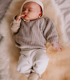 Sheep skin for baby and child - M