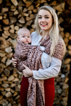 Ring sling - Panther rose