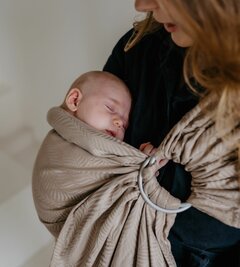 Ring sling - Palm taupe