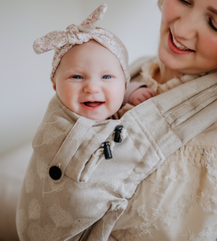 Leaves natural - Baby carrier Click & Go + 