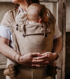 wrap & go + baby - palm - sand
