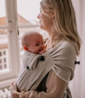 Wrap & Go Baby - 100% natural - dandelion - linen/cotton