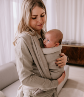 NEW! Woven sling - dandelion - 100% natural linnen/cotton