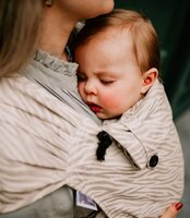Wrap & Go Baby - 100% natural - zebra - linen/cotton