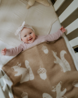 Toddler blanket Wool - Squirrel