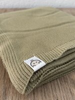 Baby blanket Cotton - Olive - 80x100 cm
