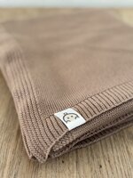 Baby blanket Cotton - Brown - 80x100 cm