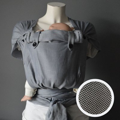 PRE-ORDER! Carrier Wrap & Go Baby - Charcoal