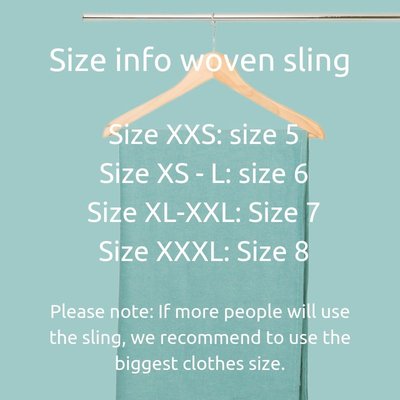 Baby sling Mint