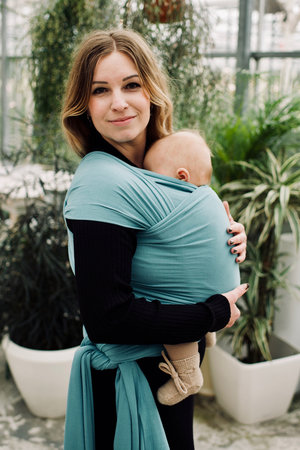 Baby Sling Dusty Green Stretchy