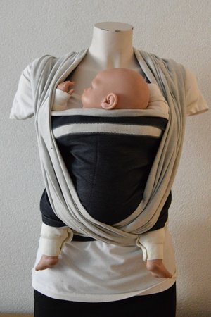Baby Sling Dark Grey/Light Grey Double