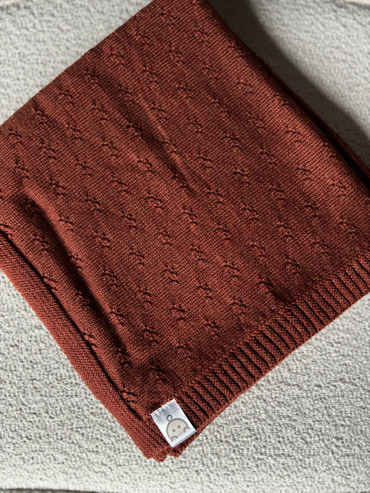 Terra - Merino wool crib and swaddle blanket 80x100 cm - Pure Baby Love