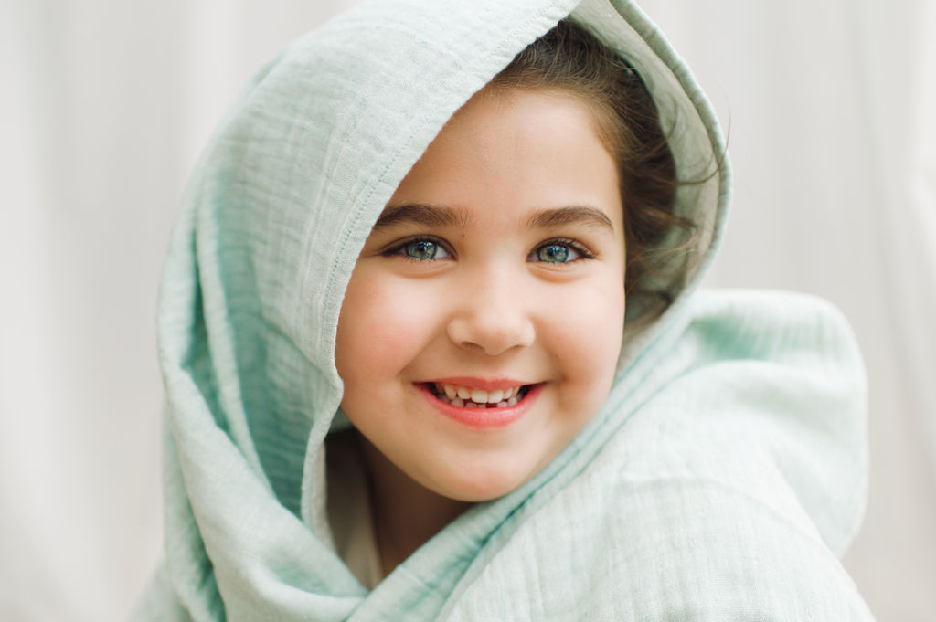 Muslin cloth - Jade green - Pure Baby Love