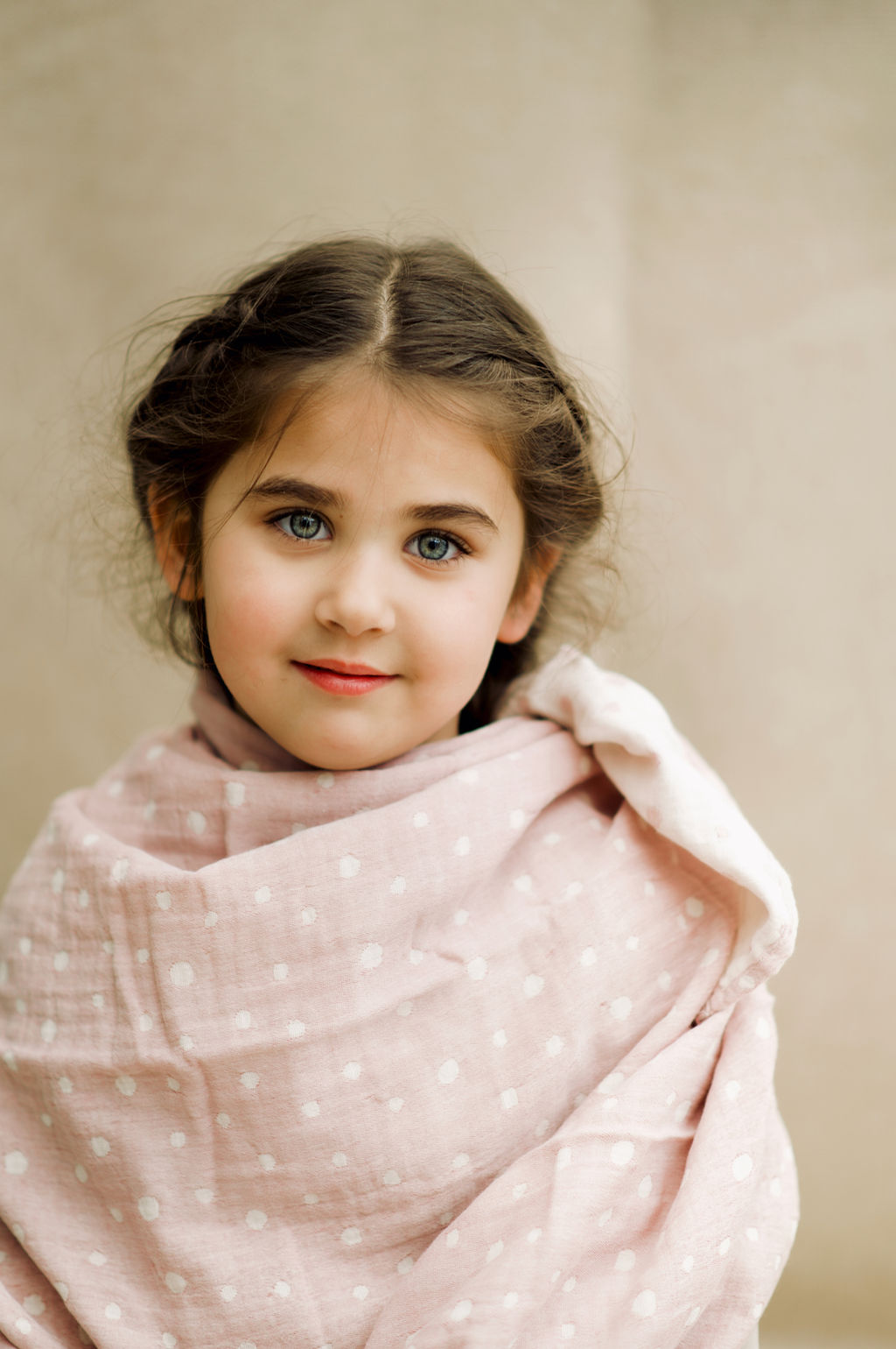 Muslin cloth - Pink dots - Pure Baby Love